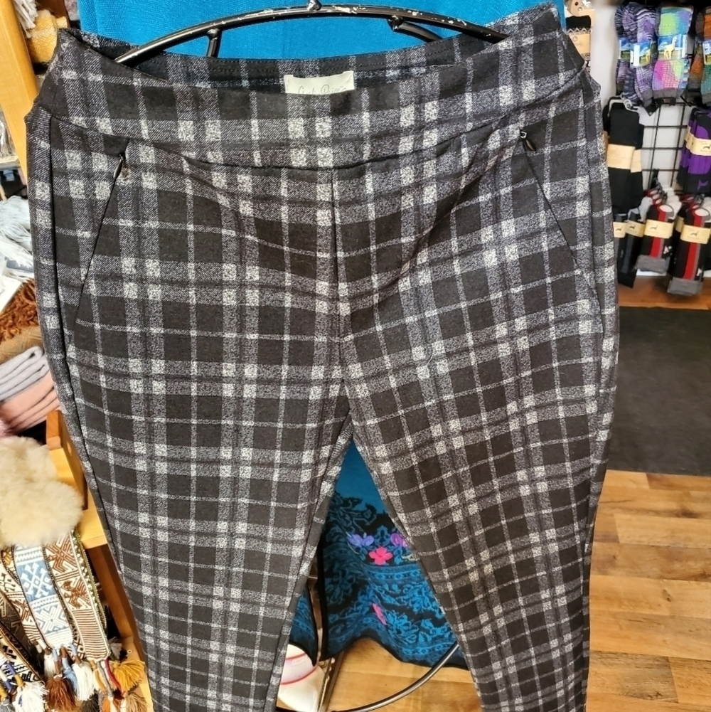 Charlie‎ Paige Formal Rayon/Spandex Pockets Pullon Sz. S/P Pants
